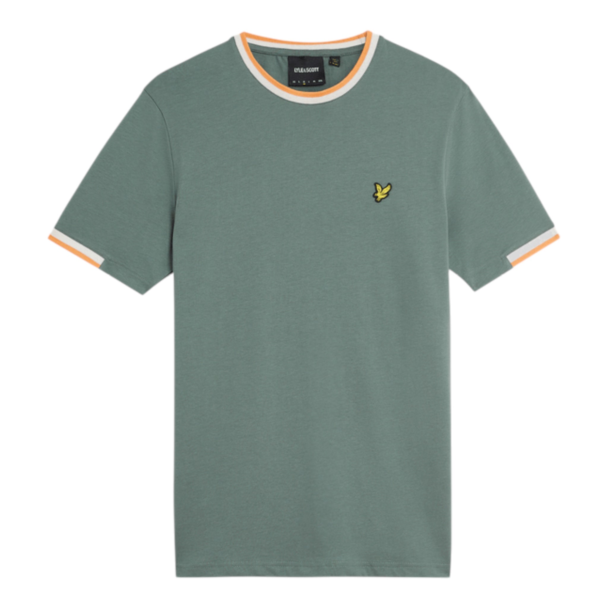 T-Shirt Half Tipped Tee Green Mercurial Regular Fit TS2210 X583 Lyle & Scott