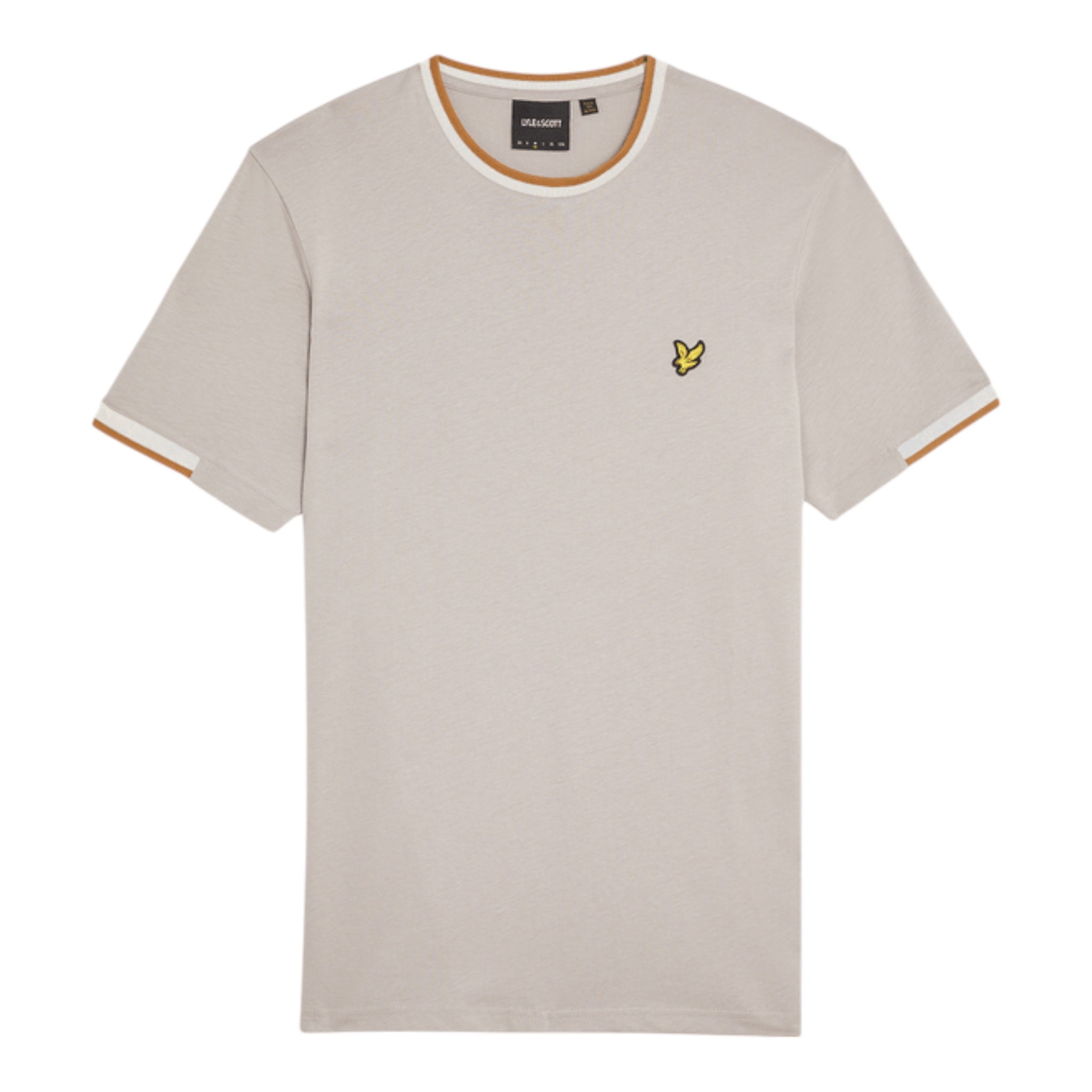 T-Shirt Half Tipped Tee Pale Grey Regular Fit TS2210 X623 Lyle & Scott