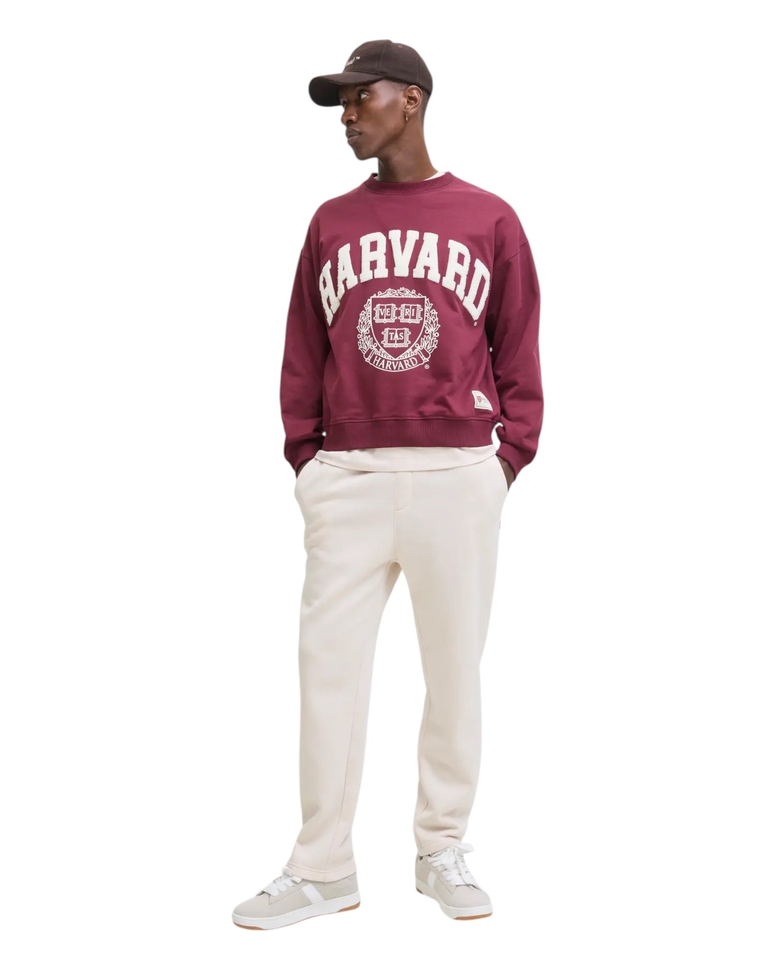 Pantalone Tuta Bradley Uncuffed Sweat Pant Moonbeam 12279134 Jack & Jones