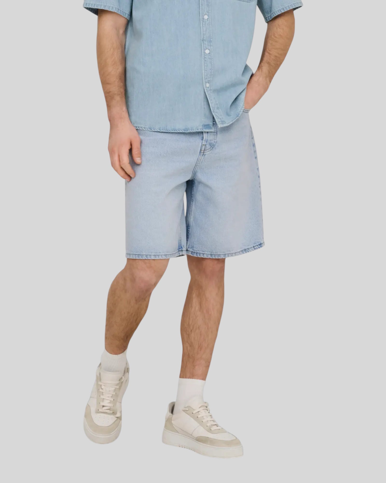 Short Baggy Onsfive Denim Light Blue 22029893 Only & Sons