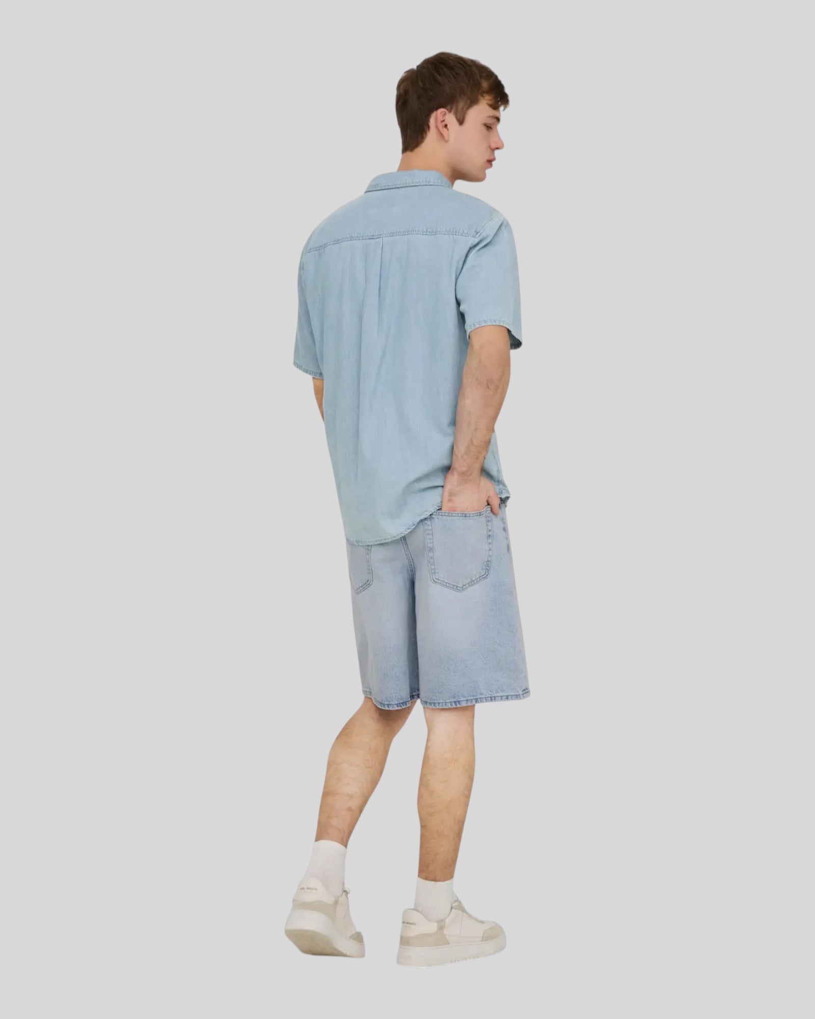 Short Baggy Onsfive Denim Light Blue 22029893 Only & Sons