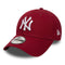 Cappello con Visiera New York Yankees League Essential 9FORTY Bordeaux 80636012