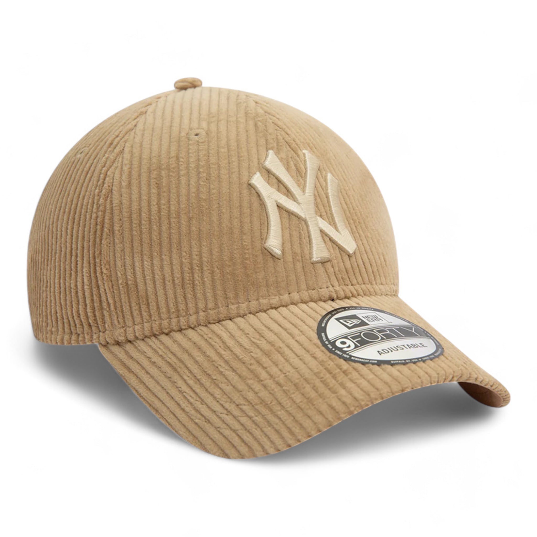 Cappello Con Visiera New York Yankees Corduroy 9Forty Beige 60565329 New Era