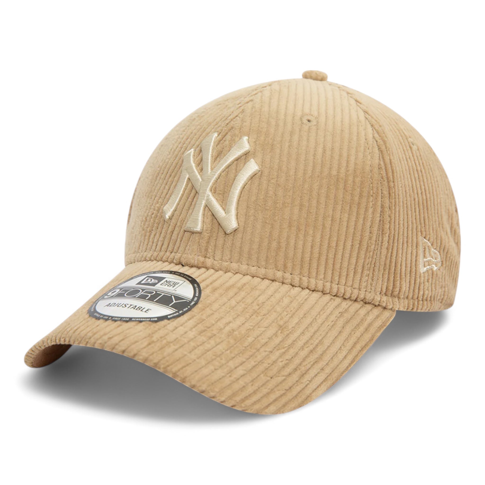 Cappello Con Visiera New York Yankees Corduroy 9Forty Beige 60565329 New Era