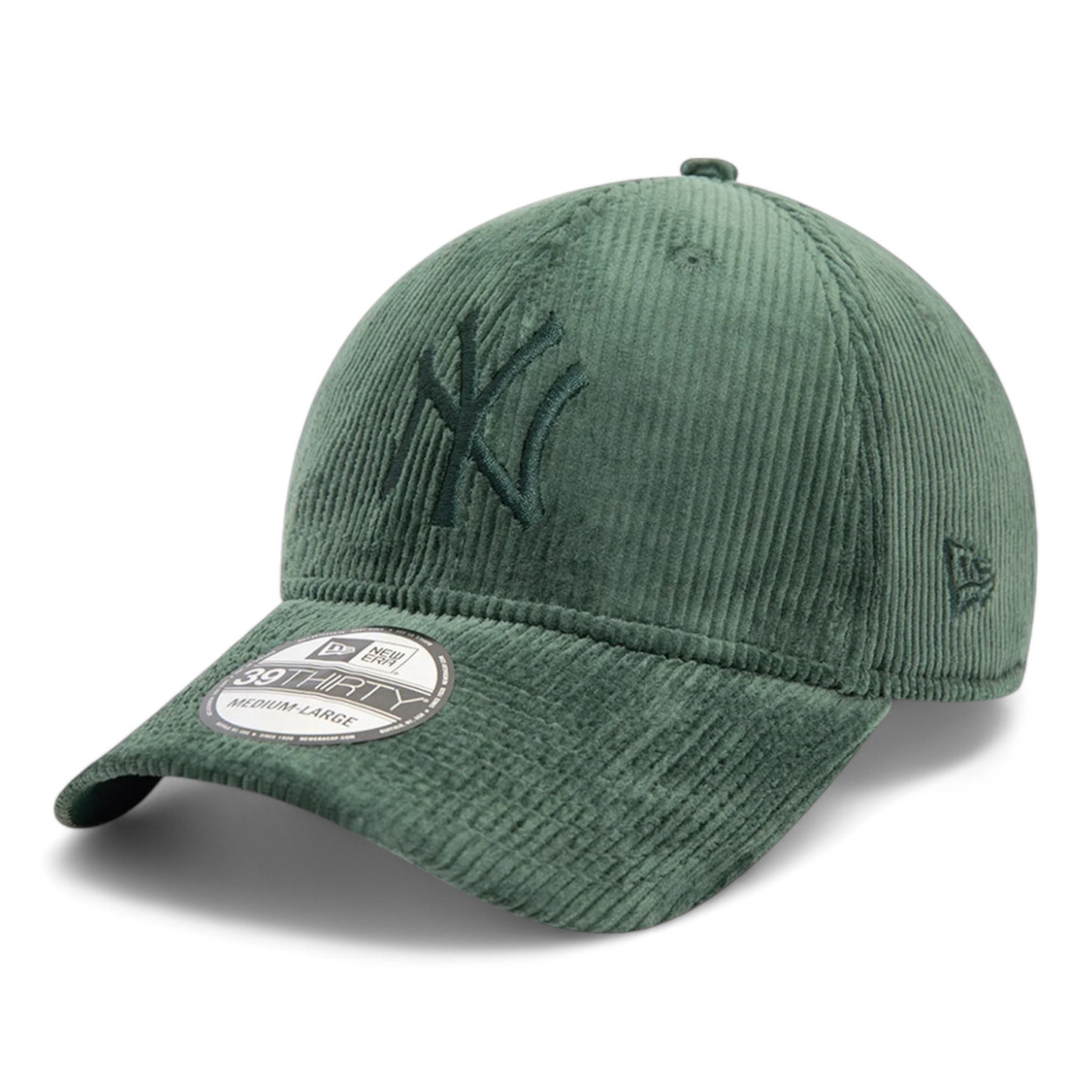 Cappello Con Visiera New York Yankees Corduroy 39Thirty Verde 60565398 New Era