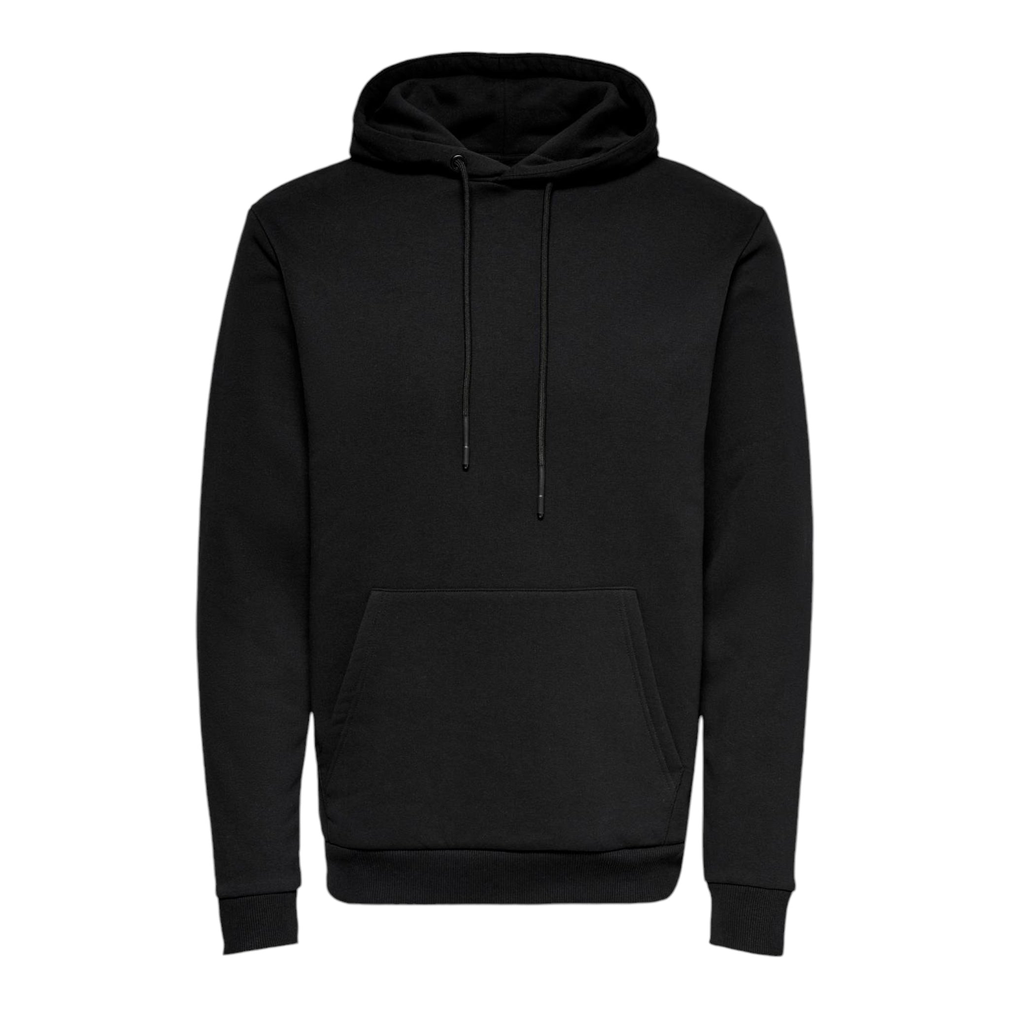 Felpa Con Cappuccio Basic Ons Ceres Hoodie Nero 22018686 Only & Sons