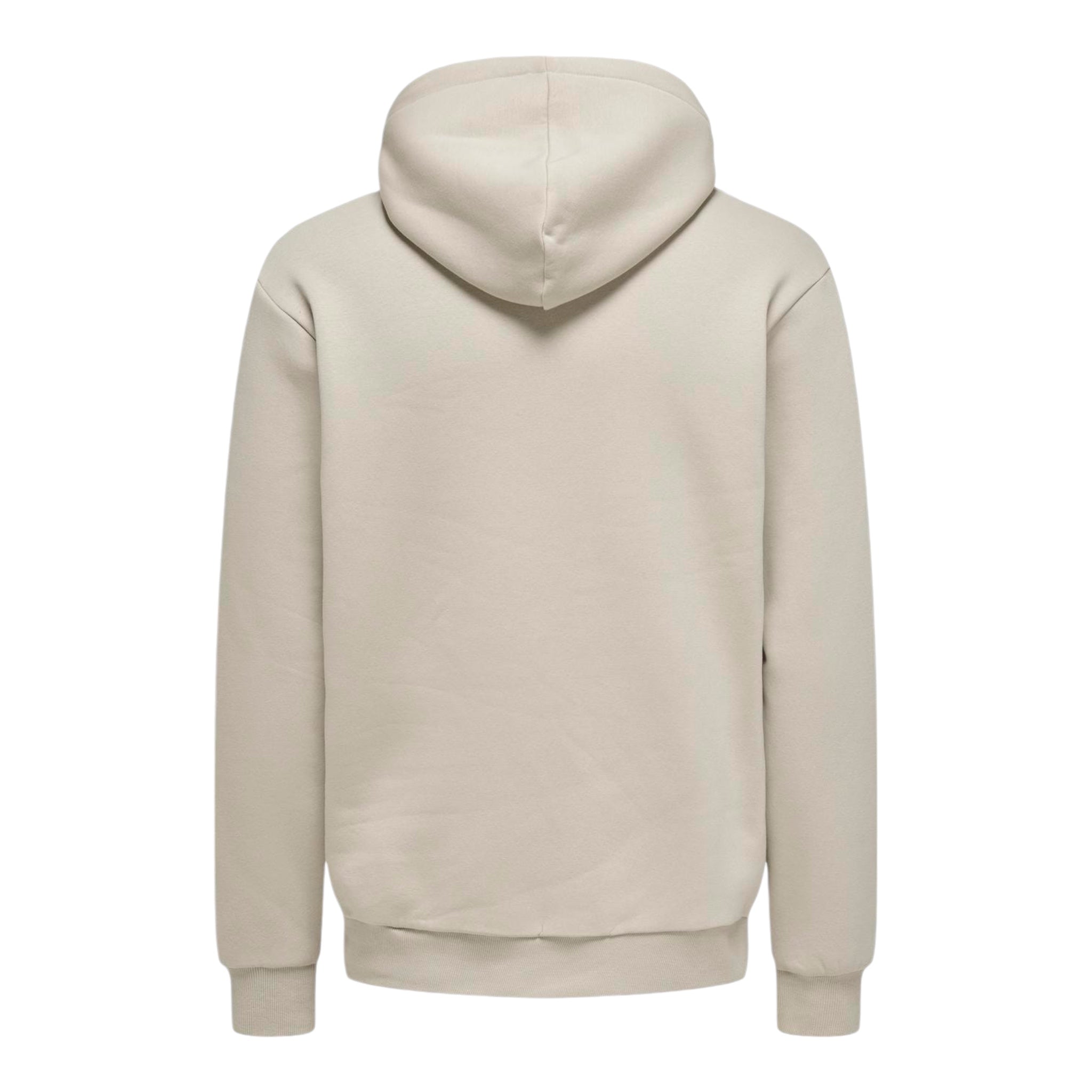 Felpa Con Cappuccio Basic Ons Ceres Hoodie Silver Lining 22018686 Only & Sons