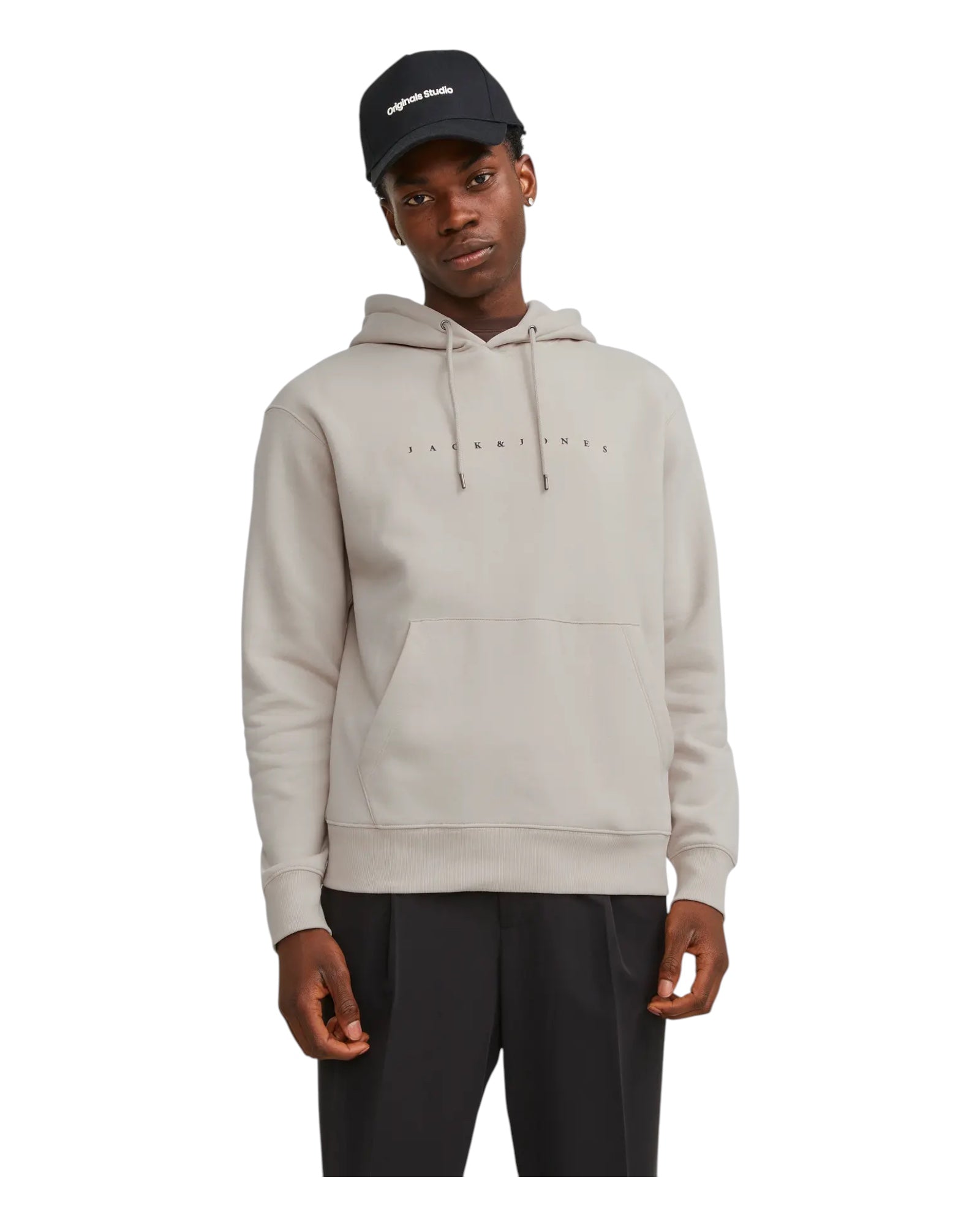 Felpa Con Cappuccio Jjestar Sweat Hoodie Moonbeam 12233972 Jack & Jones