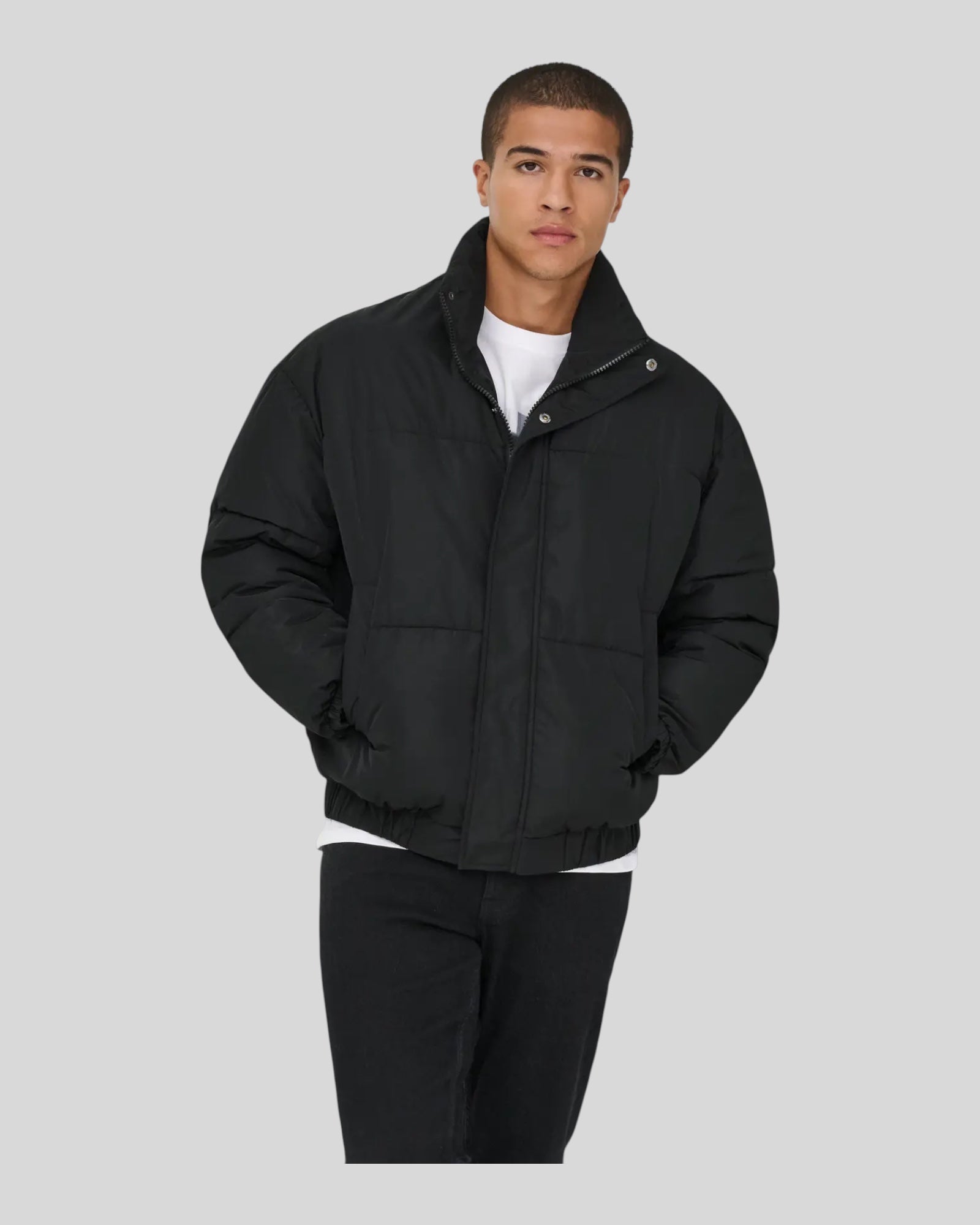 Giubbotto Imbottito Onsalpha Puffer Jacket Nero 22031988 Only & Sons