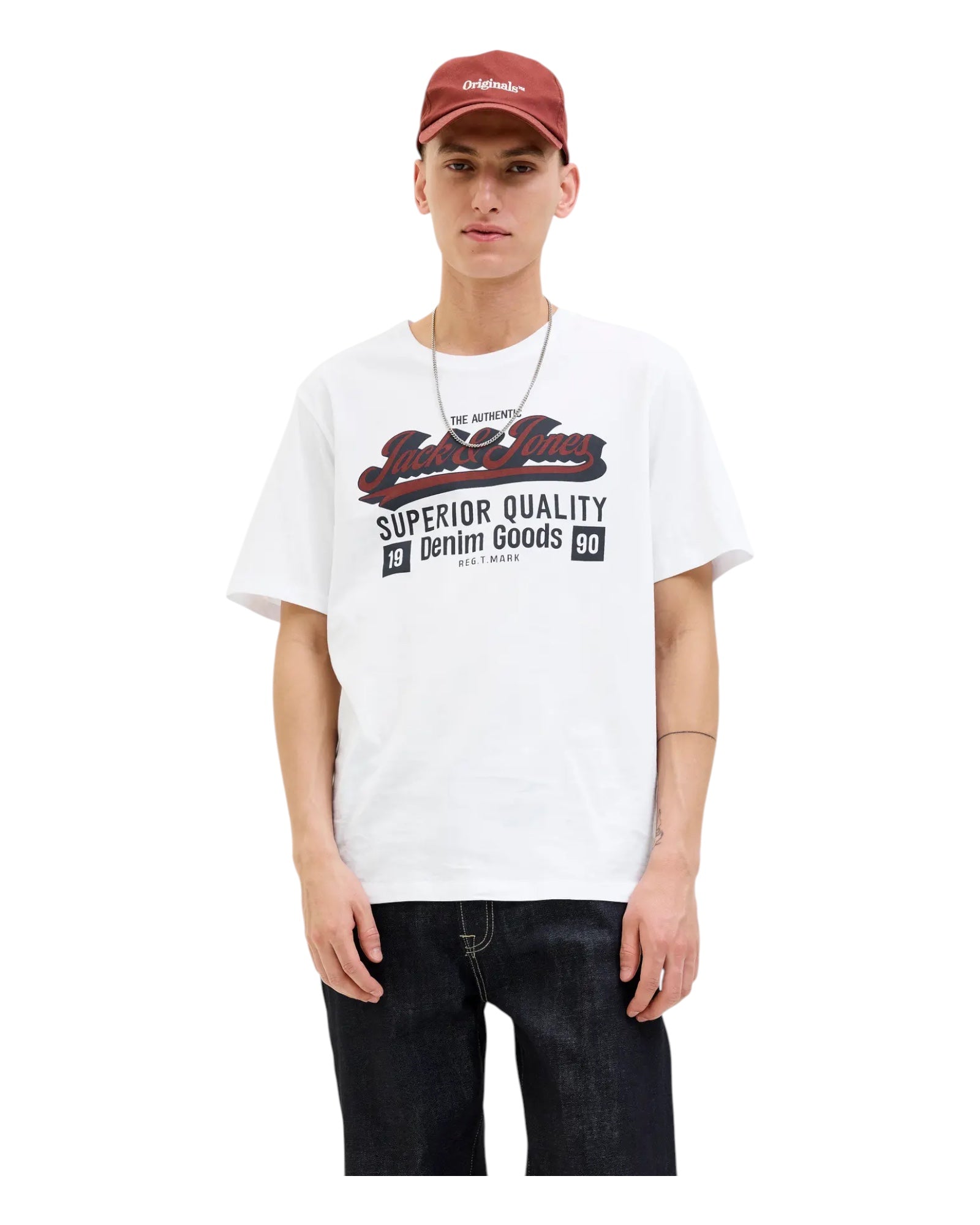 T-Shirt Jjelogo Tee Nera 12279535 Jack & Jones