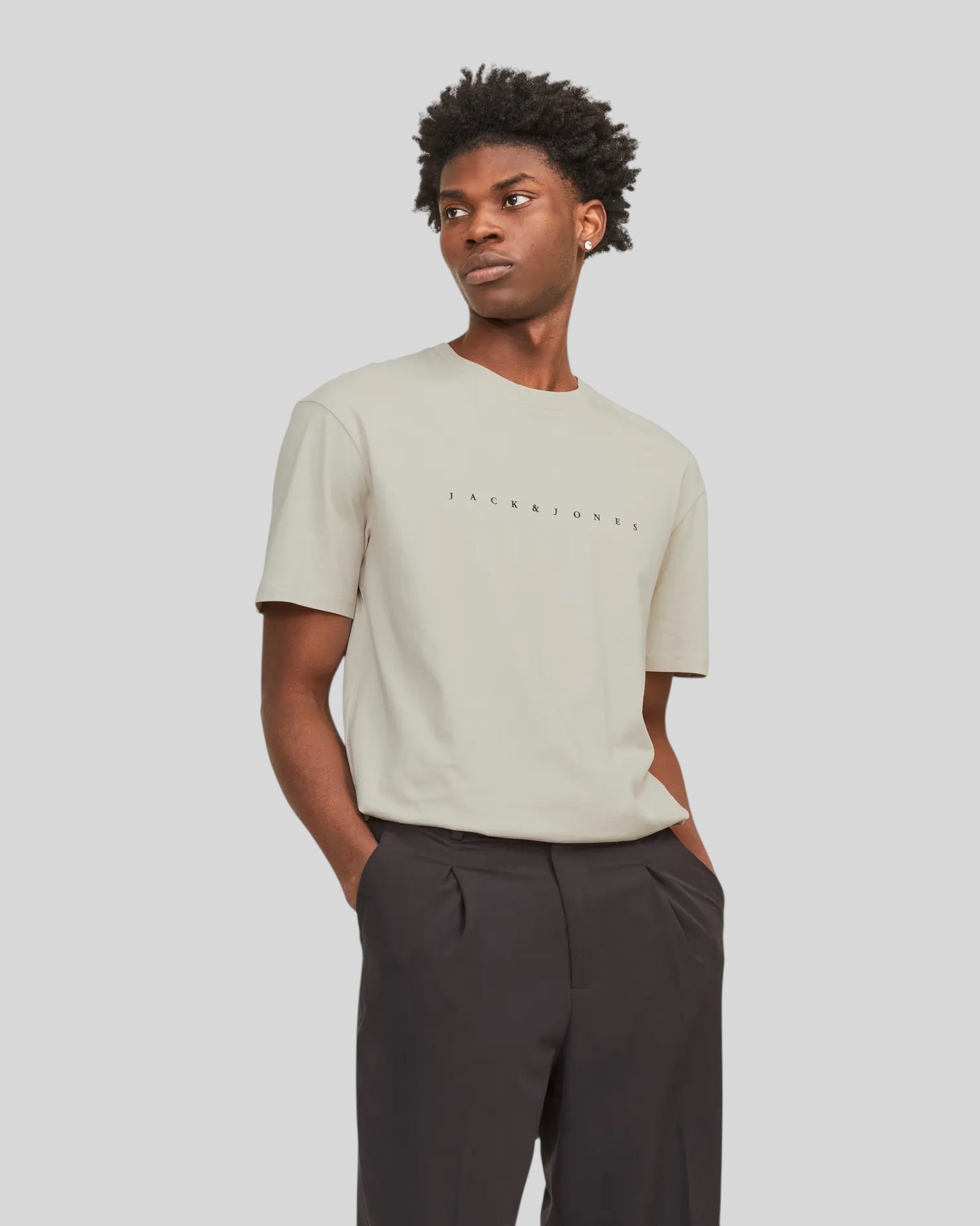 T-Shirt Jjestar Tee Moonbeam 12234746 Jack & Jones