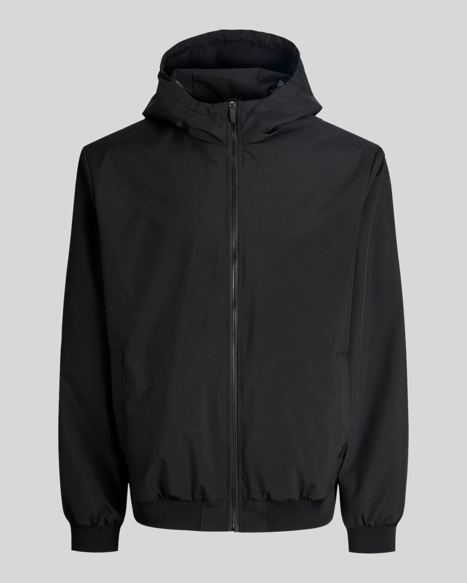 Giubbotto Con Cappuccio Jjecharger Stand Hoodie Bomber Essentials Nero 12288916 Jack & Jones