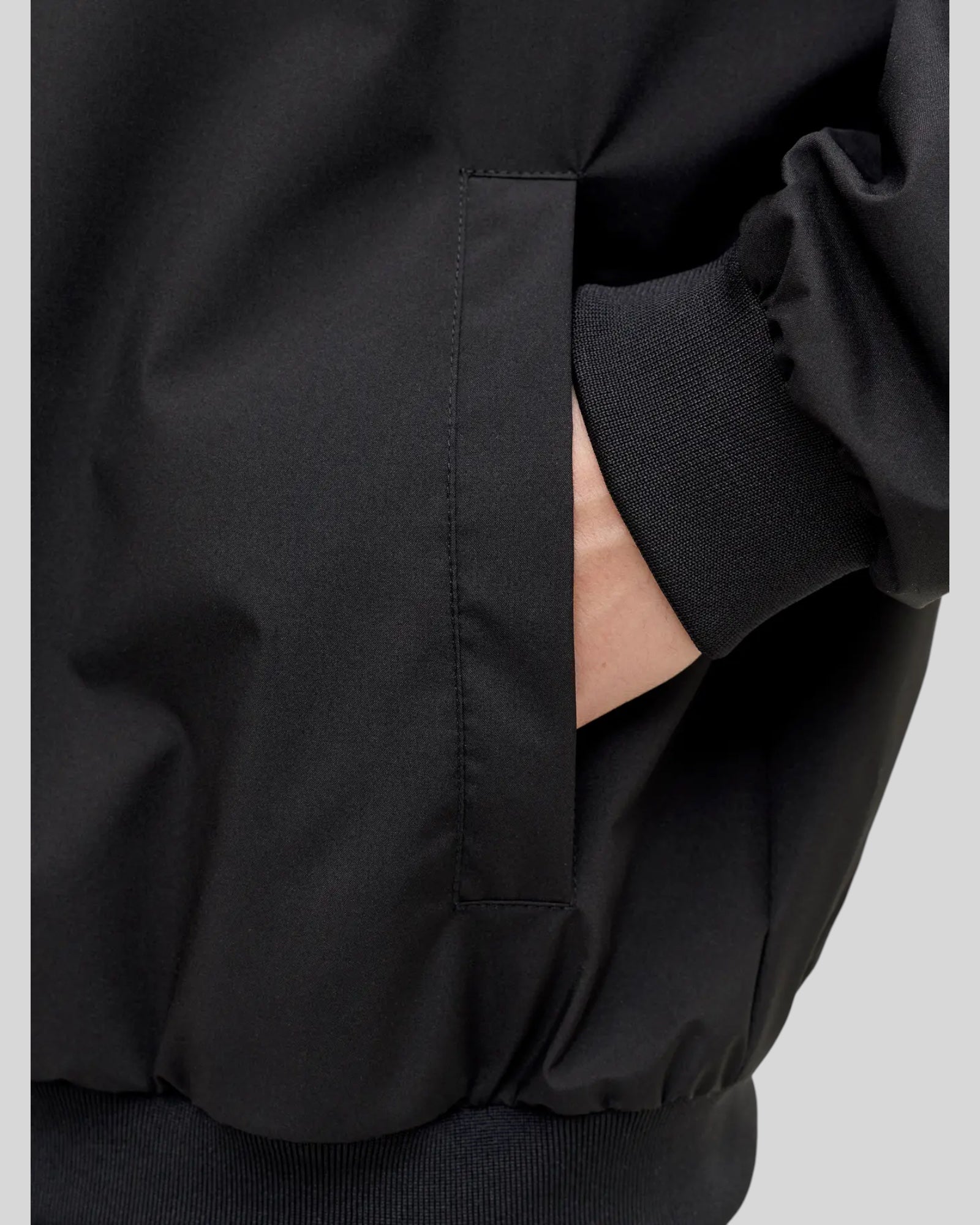 Giubbotto Con Cappuccio Jjecharger Stand Hoodie Bomber Essentials Nero 12288916 Jack & Jones