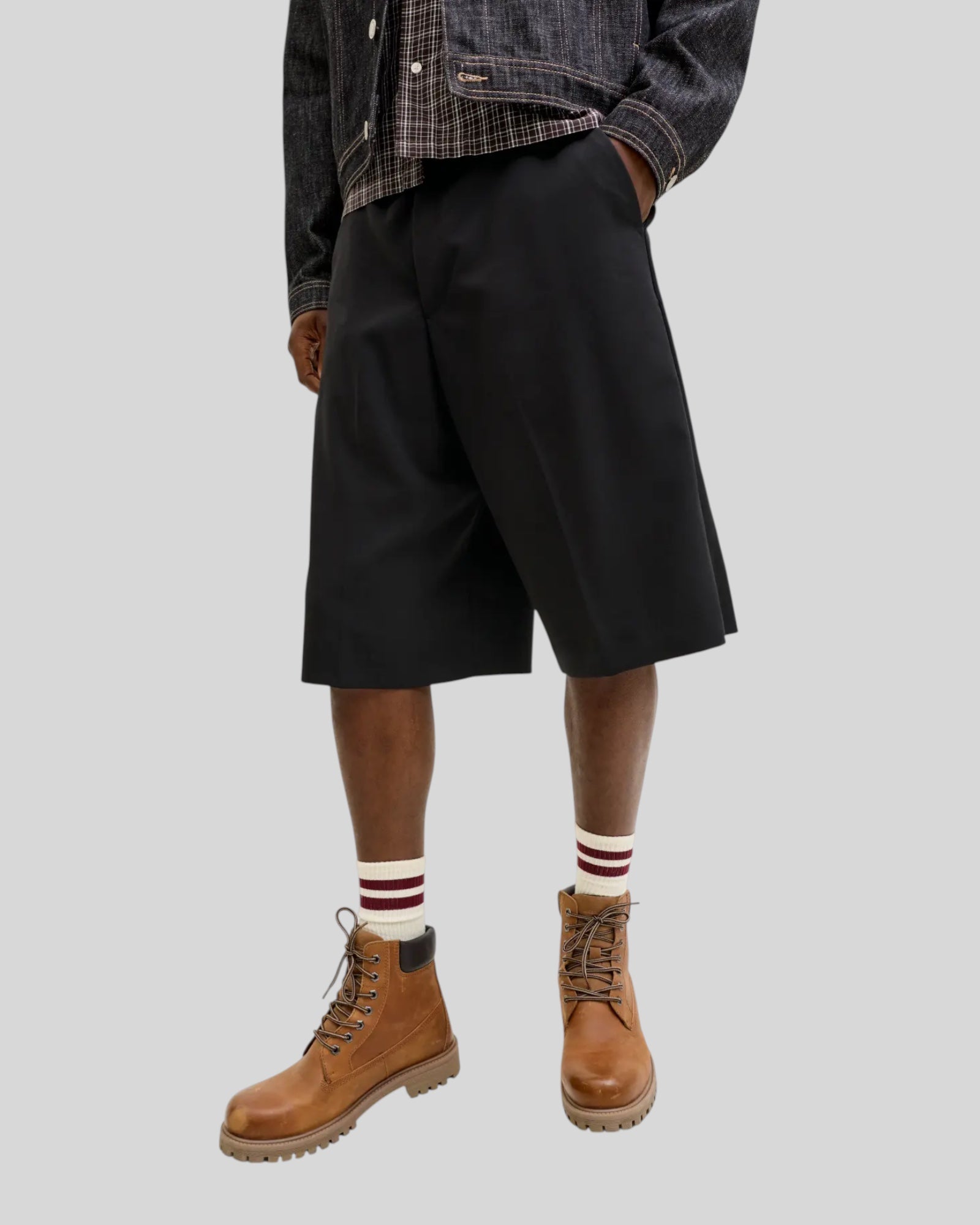 Short Jsptowen Toby Chino Nero 12293399 Jack & Jones