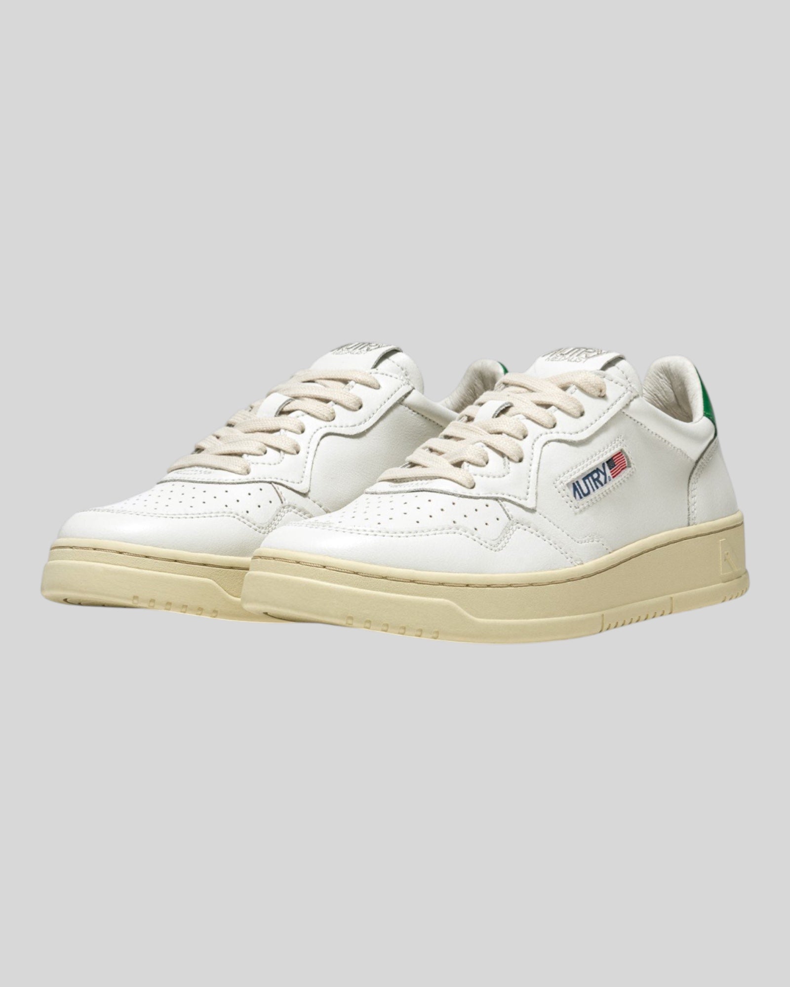 Sneakers Medalist Low Bianca E Verde AULM LL20 Autry