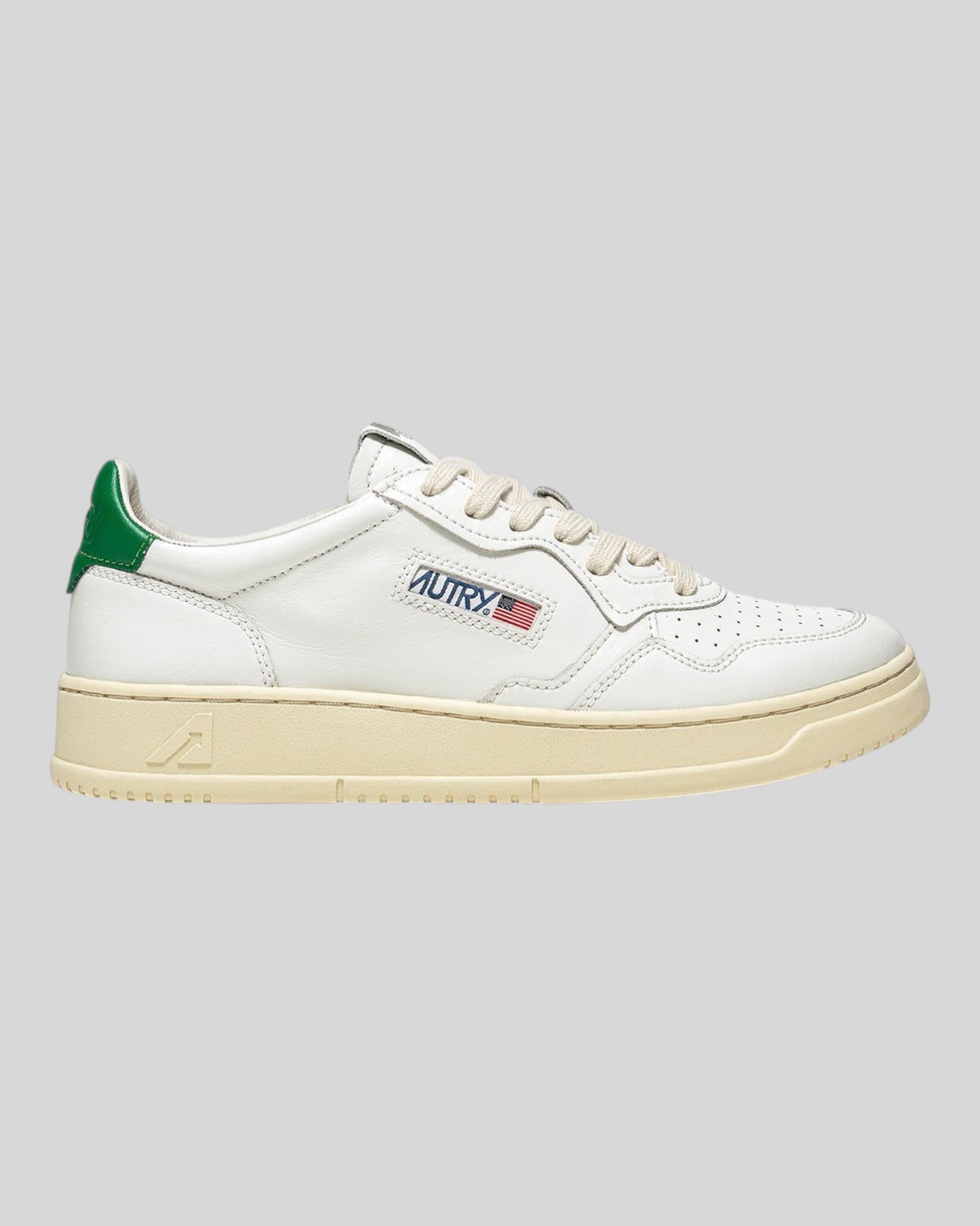 Sneakers Medalist Low Bianca E Verde AULM LL20 Autry