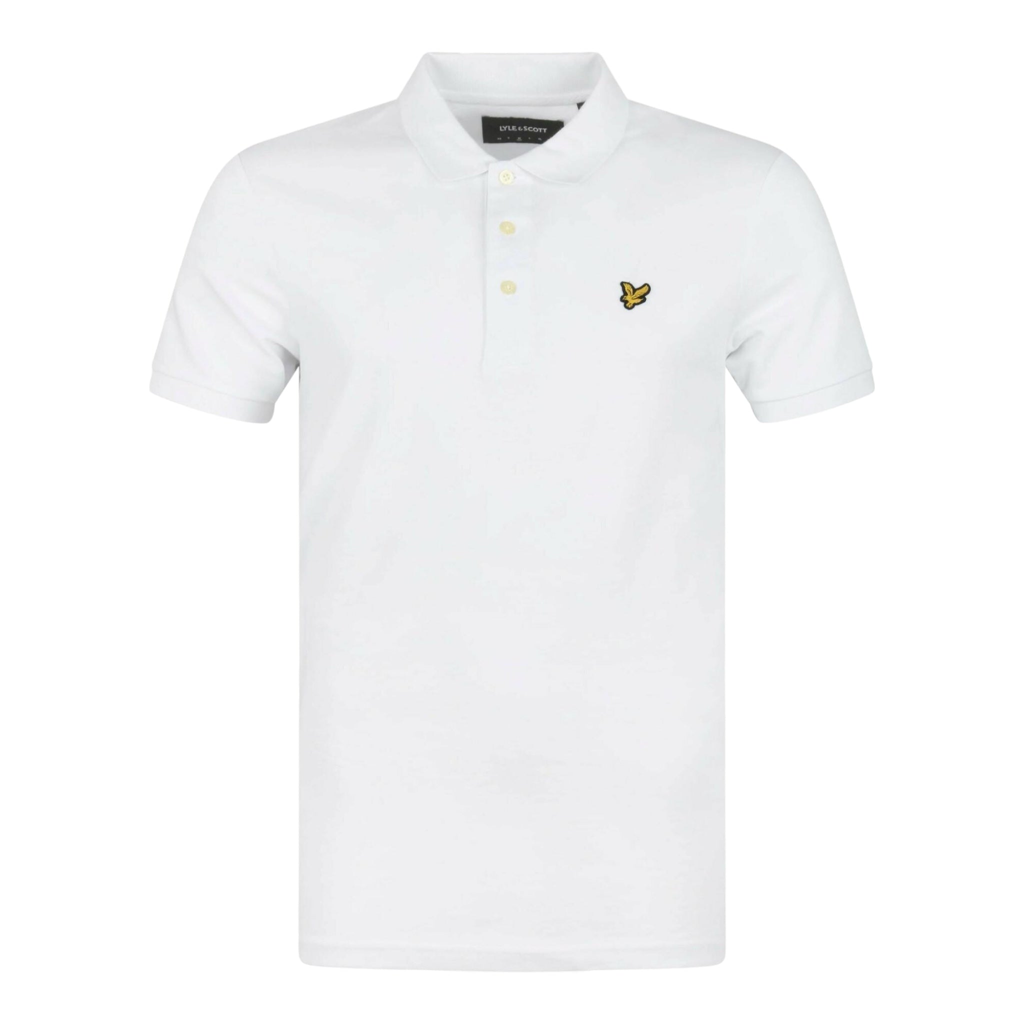 Polo Plain Shirt White SP400VOG 626 Lyle &amp; Scott