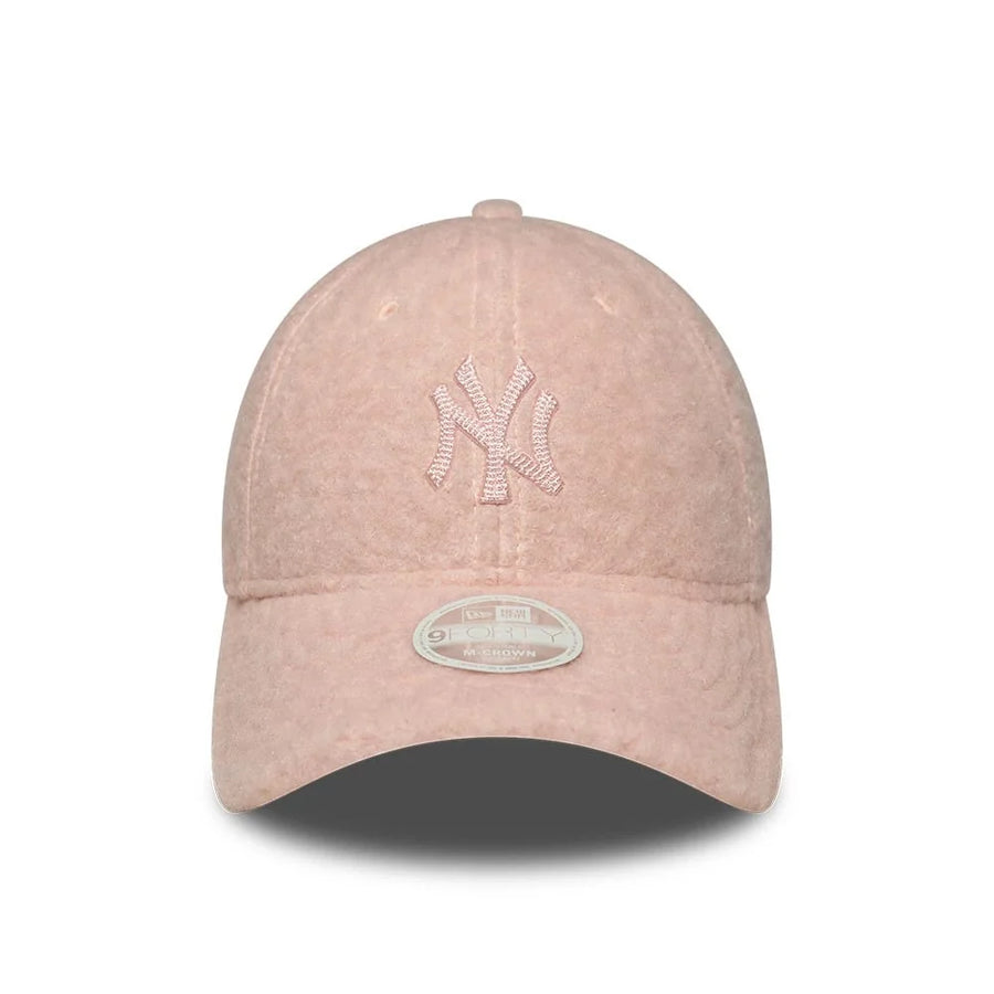Cappello con Visiera New Era New York Yankees 9FORTY M-Crown Winter Borg Rosa Pastello – 60915792