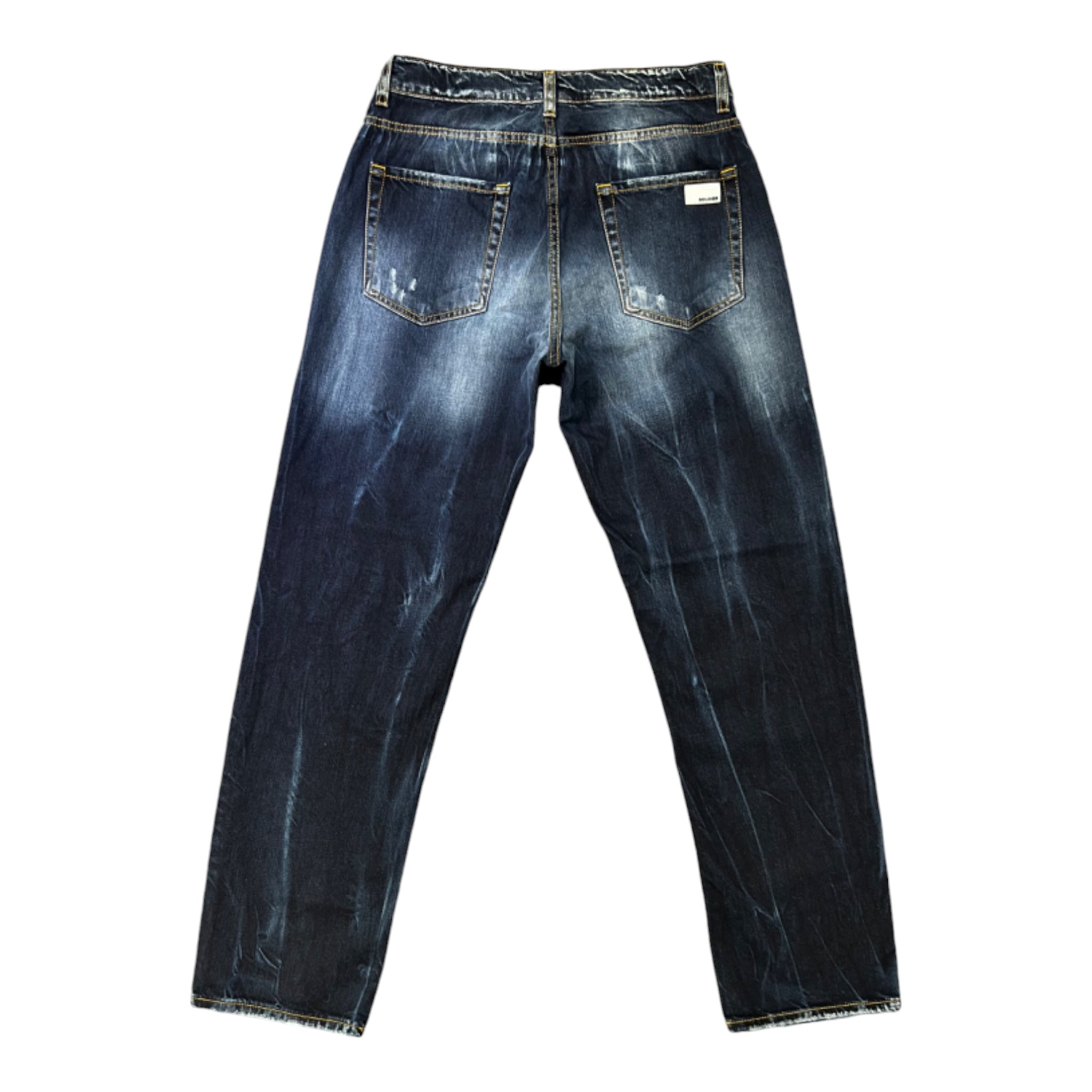 Jeans Baggy Lav 606B Blu Scuro Soldier