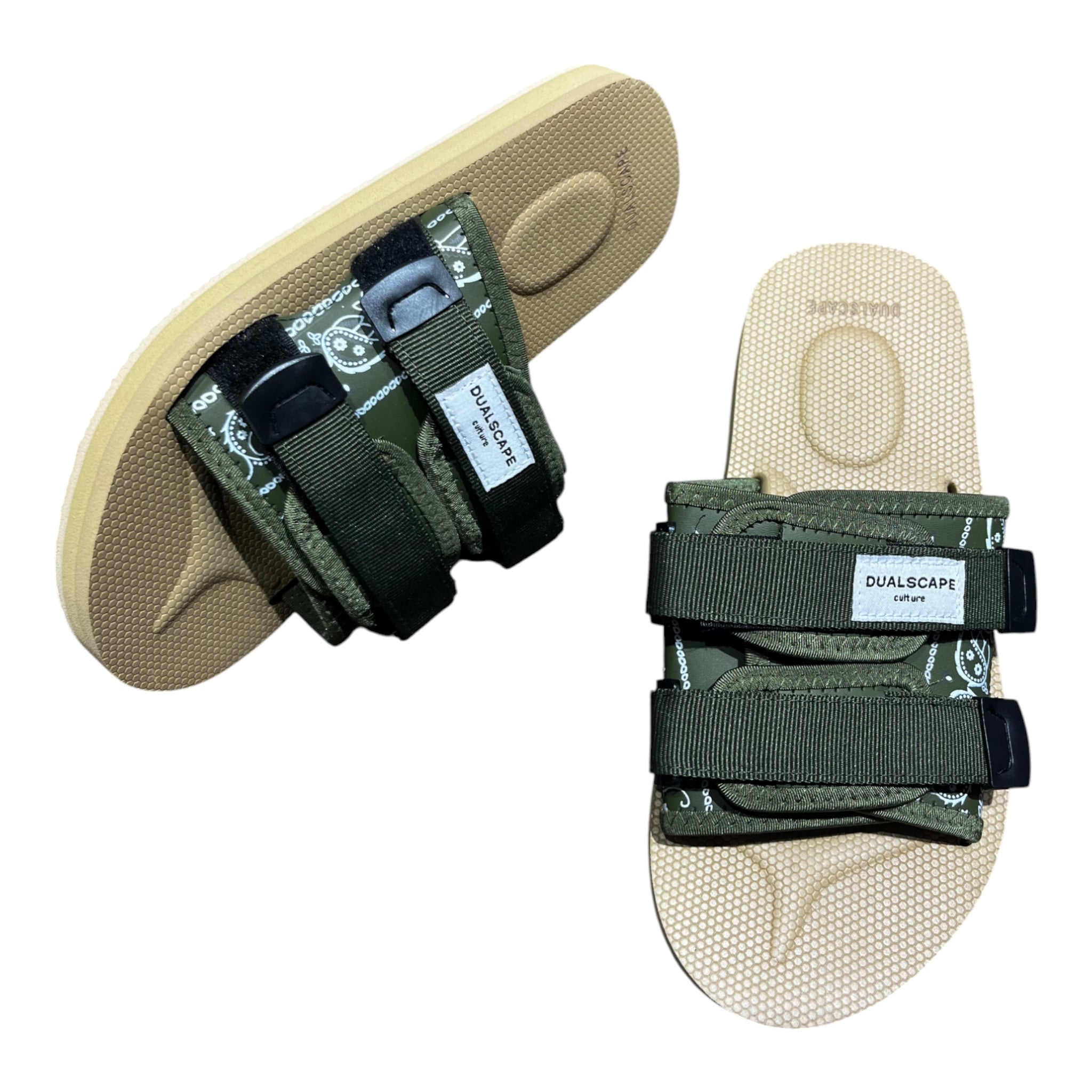 Ciabatte DC02 Verde Militare Bandana Dualscape