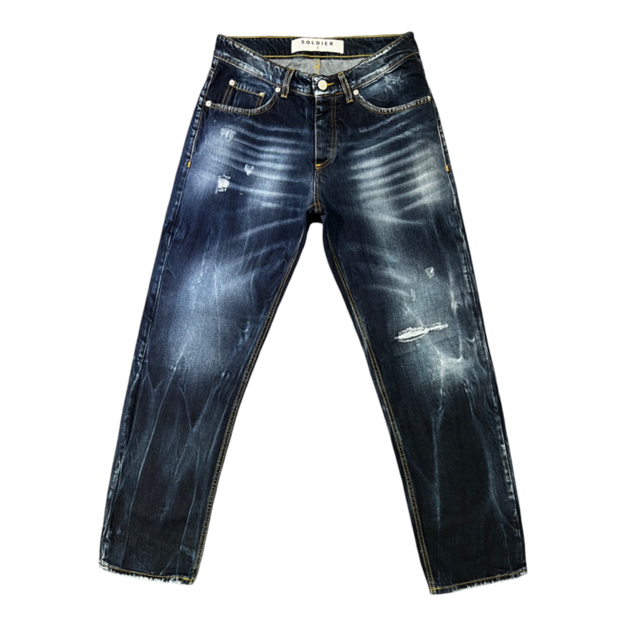 Jeans Baggy Lav 606B Blu Scuro Soldier