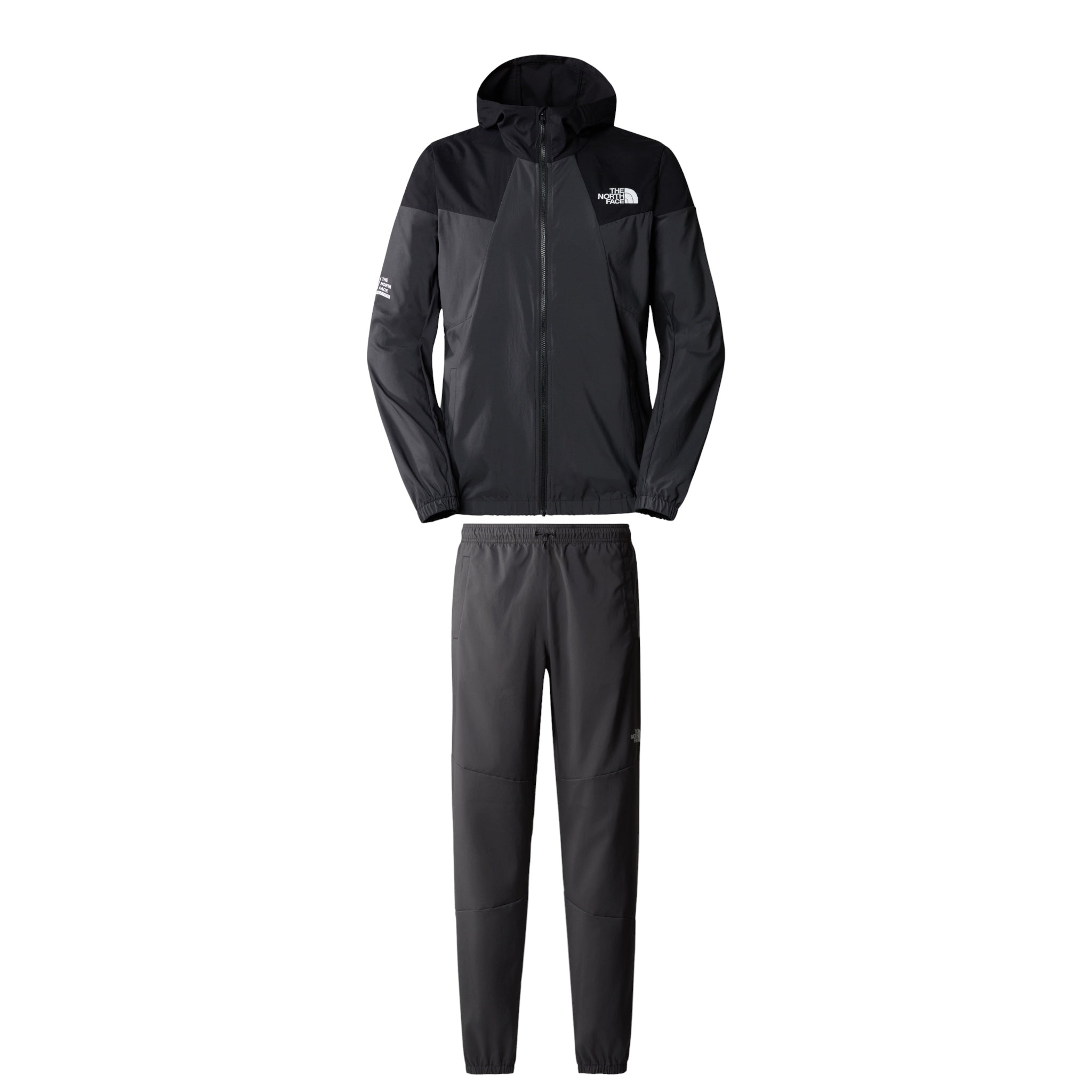 Tuta Completa Ma Wind Track Suit Grigio-Nero