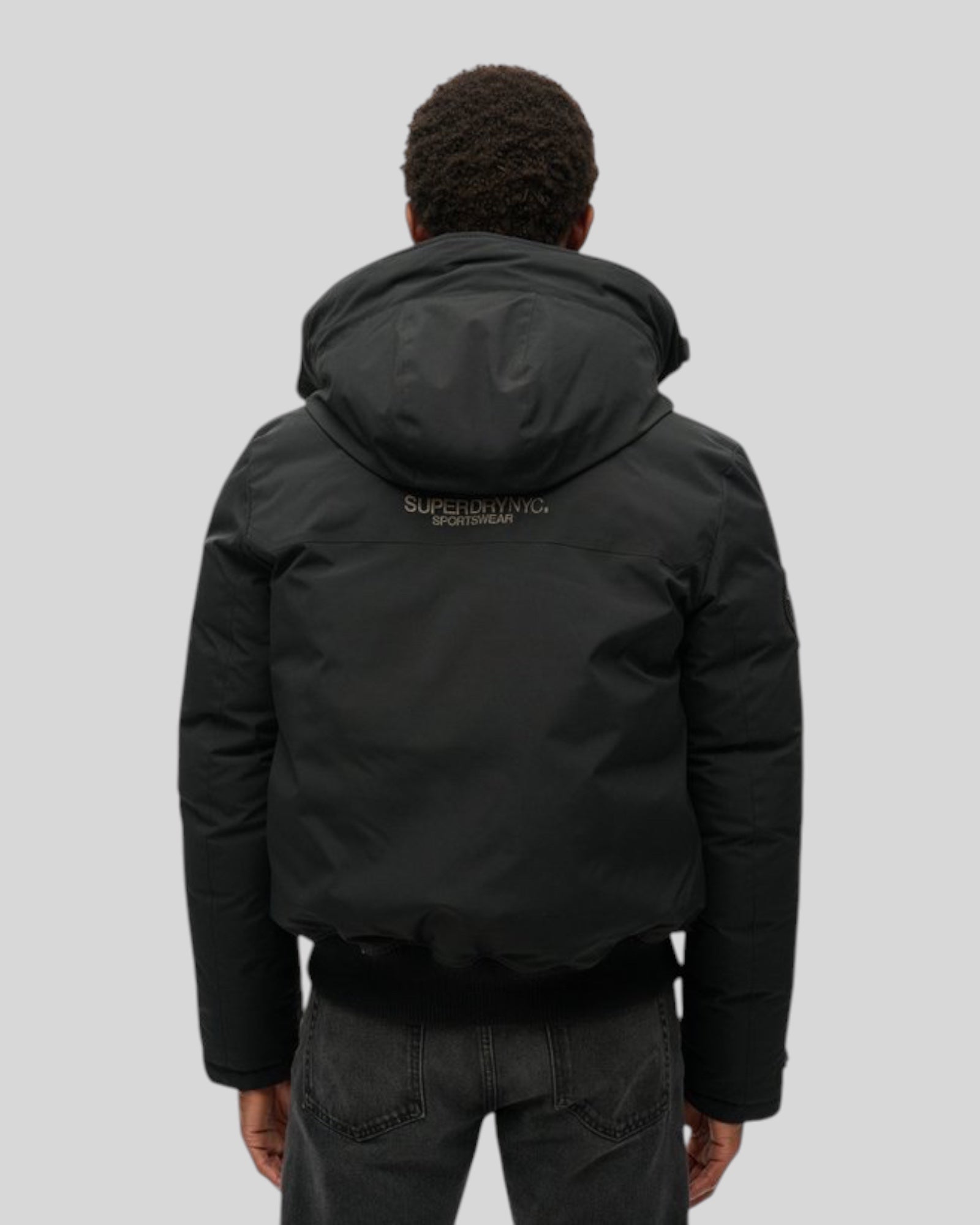 Giubbotto Bomber Imbottito City Padded Jacket Nero M5011908A 02A Superdry