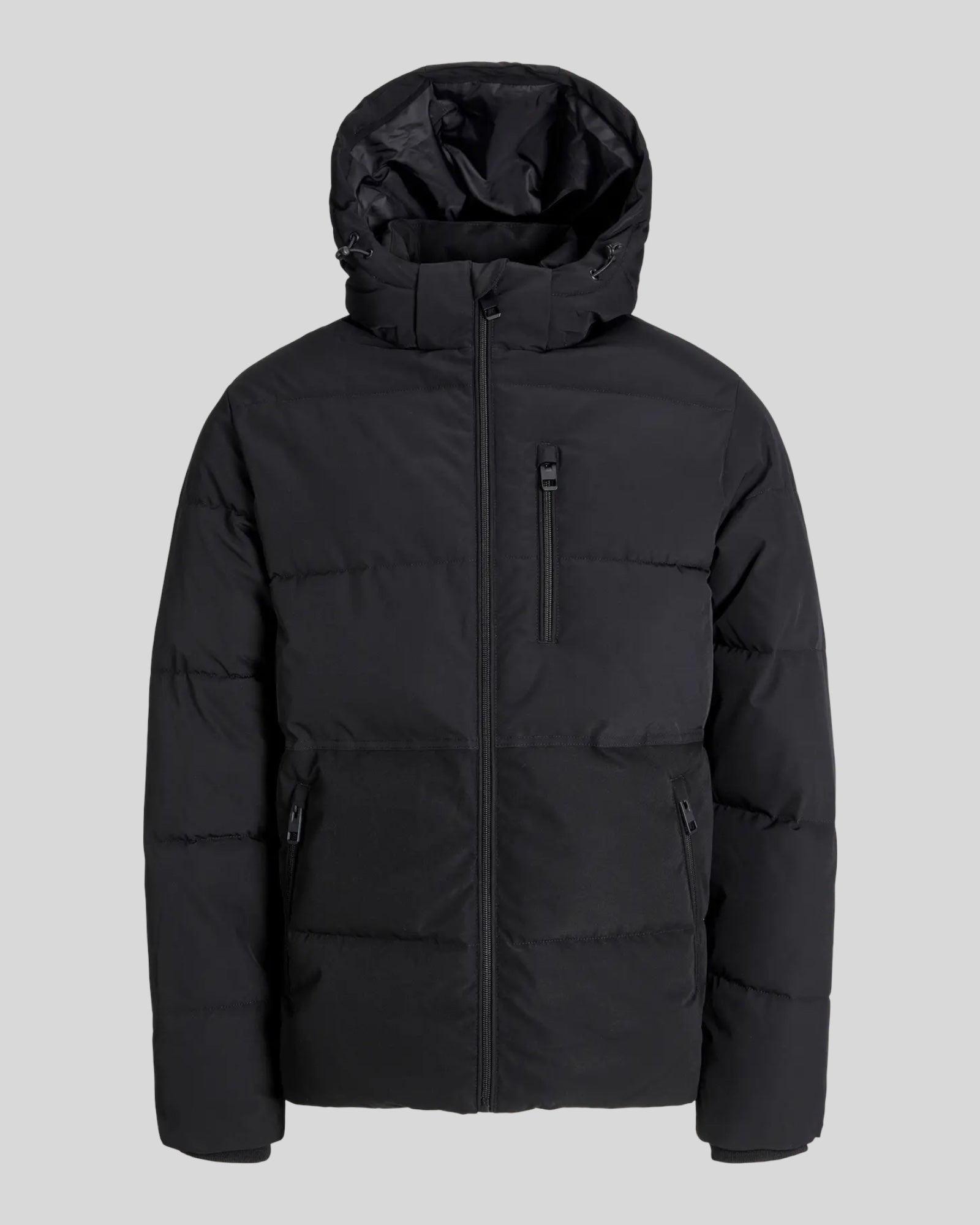Giubbotto Con Cappuccio Jjeowen Puffer Jacket Nero 12278792 Jack & Jones